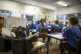 School children during class at a primary school, November 2