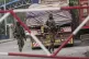 M23 rebels' patrol Gisenyi border point, Congo, January 29, 