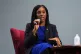 Conservative party leader Kemi Badenoch speaking at the Busi