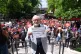Jeremy Corbyn poses outside Islington Town Hall, north Londo