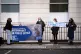 Bereaved families demonstrate outside Dorland House in Londo