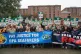 Royal Fleet Auxiliary seafarers protest outside the Labour P