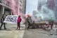 Ocean Rebellion activists stage a heavy metal concert outsid