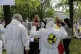 Protesters outside the OPCW offices in Den Hague