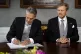 Incoming Prime Minister Dick Schoof (left) meets with Dutch 