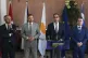 Cyprus' interior minister Konstantinos Ioannou (second right