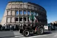 Tractors pass in front of the Coliseum in a farmers’ prote