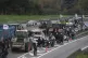Farmers block a highway to protest the EU-Mercosur trade agr