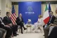 U.S. President Joe Biden (centre left) and Italian Prime Min