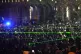 Demonstrators use lasers against the police during a rally o