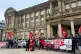 Unite members hand the petition in to Birmingham City Counci