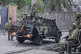 M23 rebels patrol the streets of Goma, Democratic Republic o
