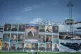 A billboard shows pictures of representatives of the Demokra
