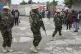 Kenyan police patrol an area near the international airport 