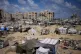 Palestinians displaced by the Israeli air and ground offensi