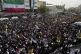 Iranians attend the funeral ceremony of Hamas leader Ismail 