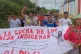  Shipibo people protest in the Amazonian town of Contamana a