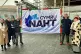 Teachers protest outside the Senedd