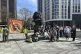Cardiff Trades Union Council members rally on international 