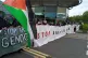 Activists protest outside Leonardo’s plant in Edinburgh, J