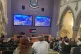 Students attend the teach-in at the University of Glasgow