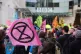 Extinction Rebellion protest outside the BBC's HQ in London 