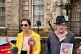 Workers' Party leader George Galloway (right) and local cand