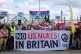 Peace campaigners demonstrate against the US's use of Britai