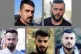 A composite photograph of the Kurdish activists on hunger st