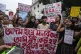 Activists of humanitarian organisations, students of differe