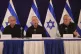 From left, Israeli Prime Minister Benjamin Netanyahu, Defens