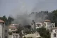 Smoke rises during an Israeli military operation in the West
