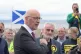 SNP Leader John Swinney (left) joins the SNP candidate for E