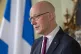 First Minister of Scotland John Swinney speaks during a pres