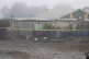 Part of a dormitory is seen following a fire at the Hillside