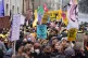 Demonstrators during a 'Kill The Bill' protest against The P