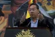 Bolivian President Luis Arce speaks during a press conferenc