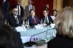 US Secretary of State Marco Rubio (centre) and Germany's Pol