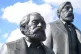 Engels (right) with Marx, statue in Berlin