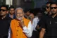 Indian Prime Minister Narendra Modi, shows the indelible ink