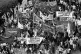 SIGN OF THE TIMES: A 1968 protest at London’s Grosvenor Sq