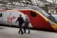 A Virgin train at Central Station in Glasgow