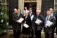 Ricky Tomlinson (second left) with Shrewsbury 24 campaigners