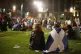 Yes campaign supporters in George Square, Glasgow, as ballet