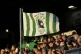 General view of a Blyth Spartans flag flying during the FA C