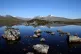 Snow-capped mountains of the Black Mount on Rannoch Moor are