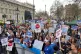 Thousands of student nurses and midwives march through Londo