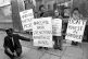 Peter Hain and fellow supporters of the Anti-Apartheid movem