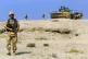 A British soldier on patrol in the area of Ahmed Al Ahamadi 