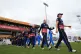 England Women's captain Heather Knight leads her team out be
